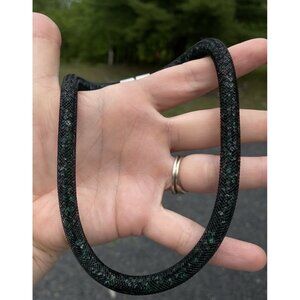 16" Swarovski Blue Green Crystal Mesh Choker Necklace Ladies Accessory Jewelry